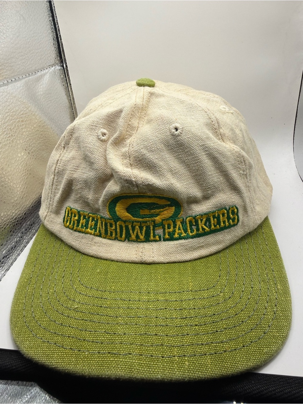 Greenbowl Packers Green & Cream Baseball Cap